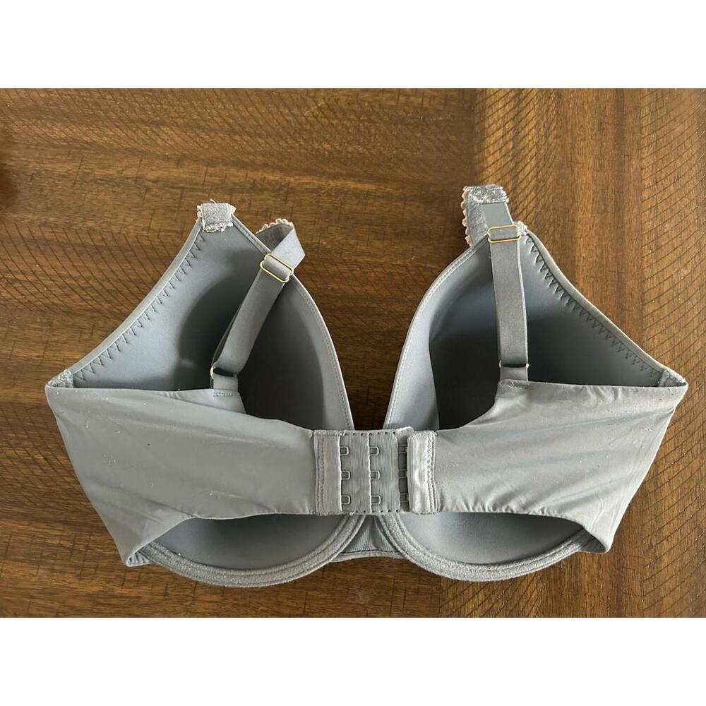 Natori 731080 Rose Dream Custom Coverage Underwire Bra Blue size 32G - Picture 3 of 4